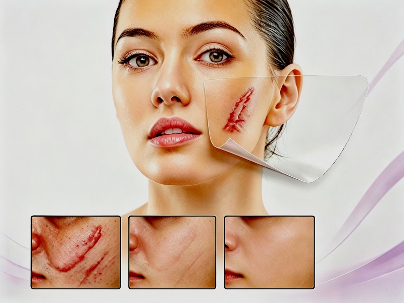 Pansamente de cicatrice din silicon CmallBio potrivite pentru chirurgia cosmetică pentru recuperarea rănilor